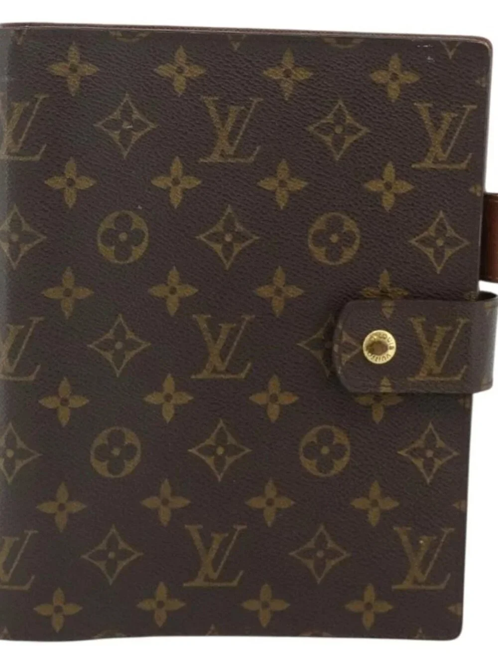 LOUIS VUITTON Monogram Agenda GM Day Planner Cover R20006 LV Auth 179778A